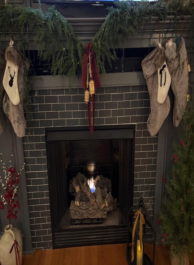 THOR INSTRUMENTS Rustic Hanging Cow Bells Set - Large Metal Bell Ornaments (2, 4, 6, 8, 10 Inches) for Christmas Decorations, Vintage Decor, Handmade Jingle Bells, Farmhouse Cowbell, Witches & Tibetan Bells - Image 3